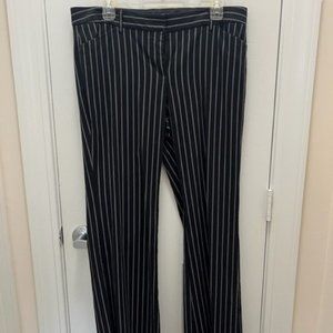 Black/White striped Express Slacks Size 12